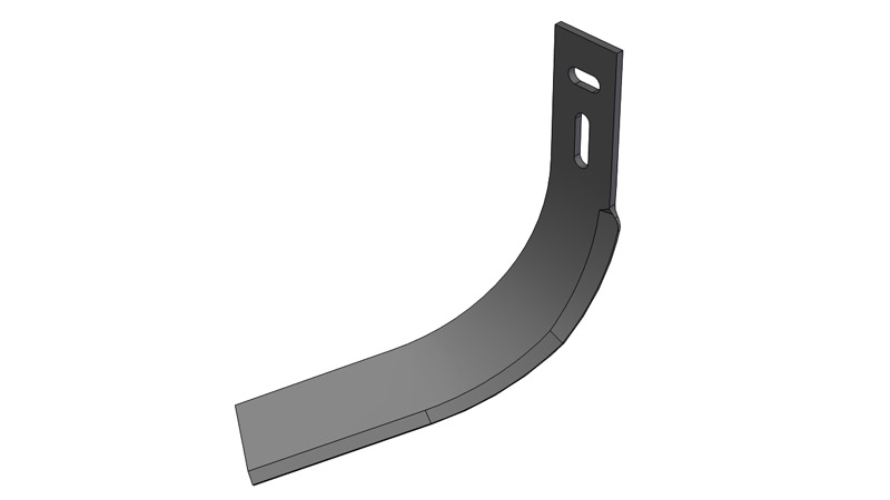 Single Crescent Hoe - Right Crescent Hoe vegetable knife