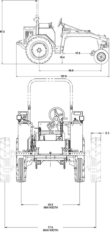 Tractor Dimensions