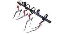 spring hoes on tractor toolbar