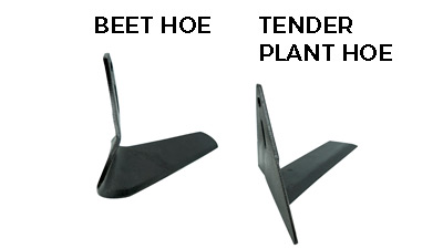 Beet and Tender Plant Hoe Side by Side Beet and Tender Plant Hoe Comparison