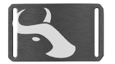 Belt Buckle - Gunmetal - Tilmor Ox Belt Buckle - Gunmetal - Tilmor Ox