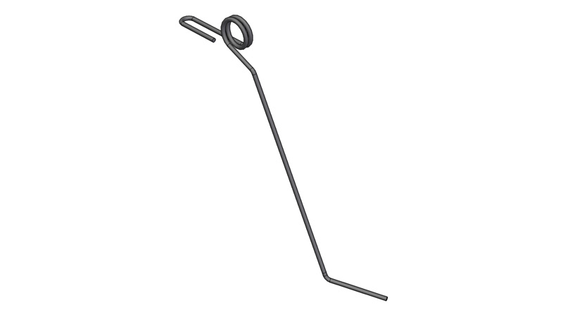 Torsion Weeder Tine - 22" Right - .312" Dia Torsion Weeder Tine - 22" Right - .312" Dia