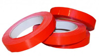 red adhesive tape