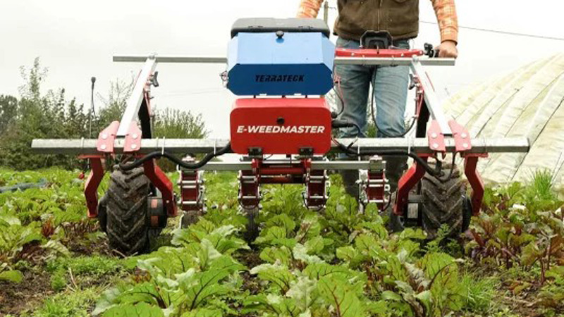 electric walk behind tool carrier