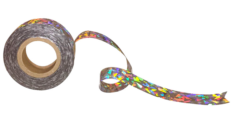 rainbow tape - bird baffle ribbon