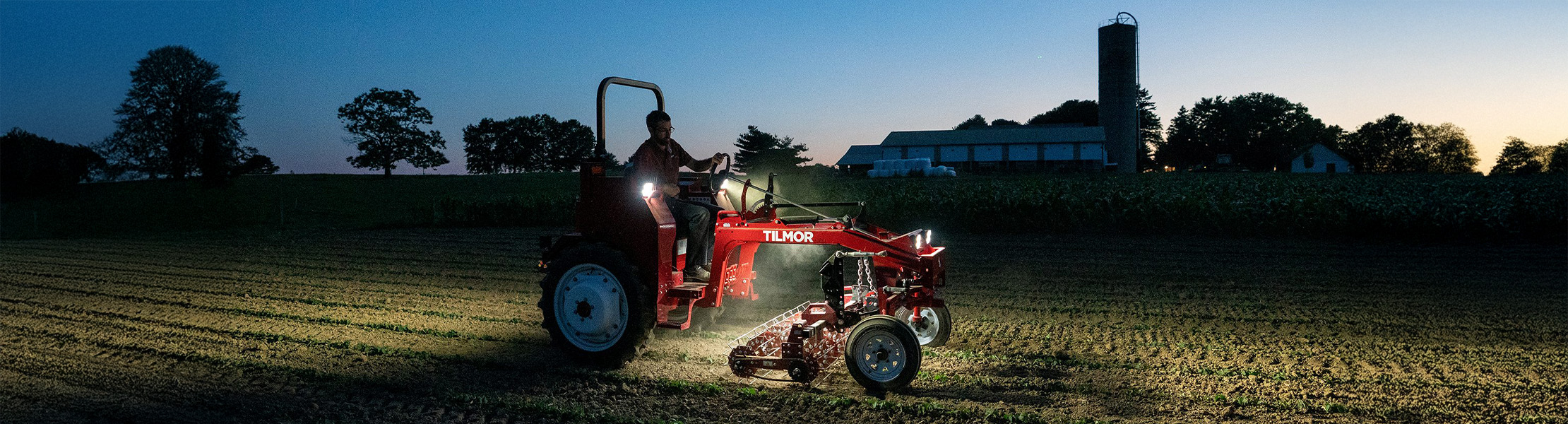 Tilmor 520 Basket Weeding at sunset
