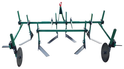 3 Row Tender Plant Hoe on Walk Behind Tractor 3 Row Tender Plant Hoe on Walk Behind Tractor