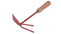 hand hoe with forged steel blade