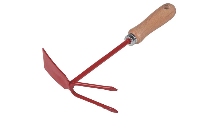 hand hoe with forged steel blade