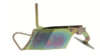 Standard furrower shoe for Jang JP-series seeders, with 90mm wing