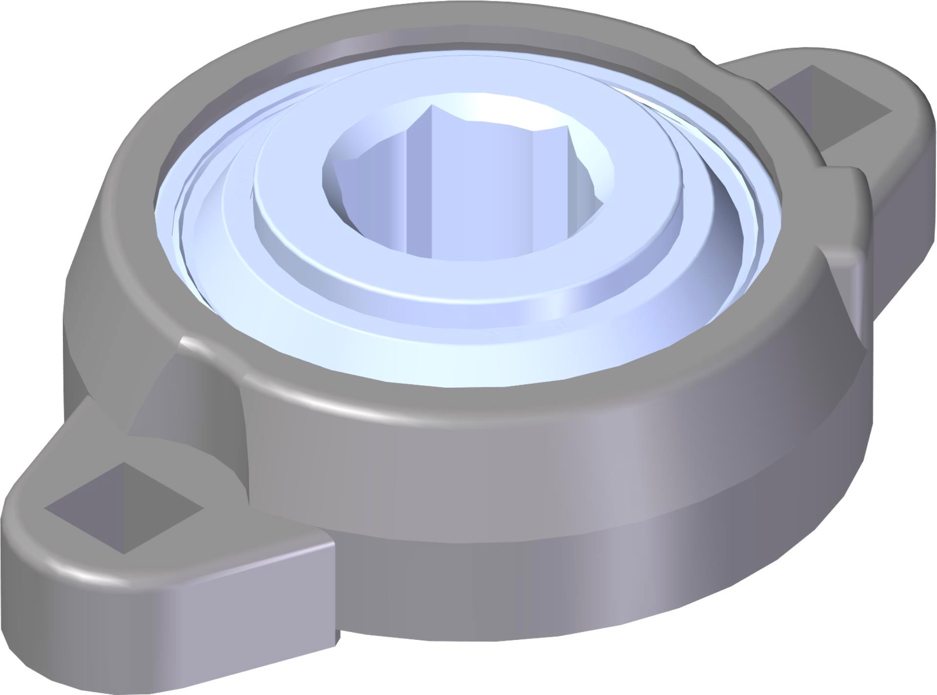 Tilmor Bearing, Flange 3/4" Hex