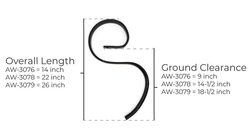 S-tine Dimensions S-tine Dimensions
