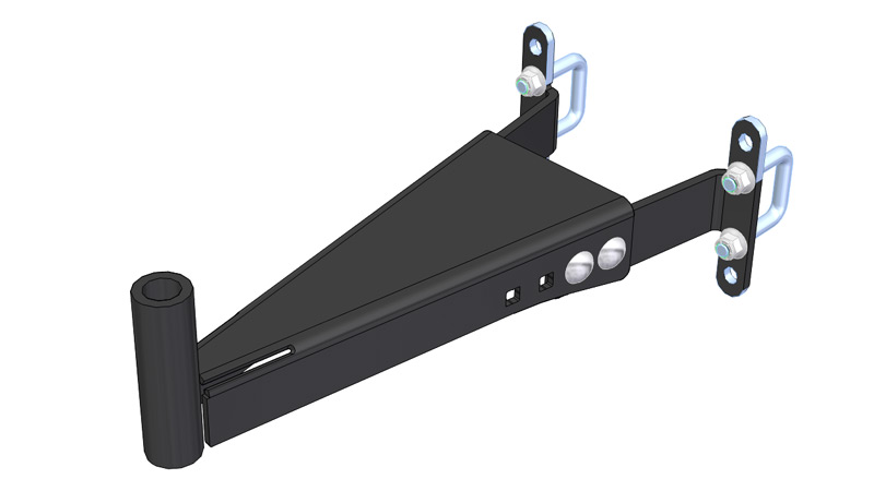 1.5" Square toolbar mount for Power Ox and Planet Jr. 1.5" Square toolbar mount for Power Ox and Planet Jr.